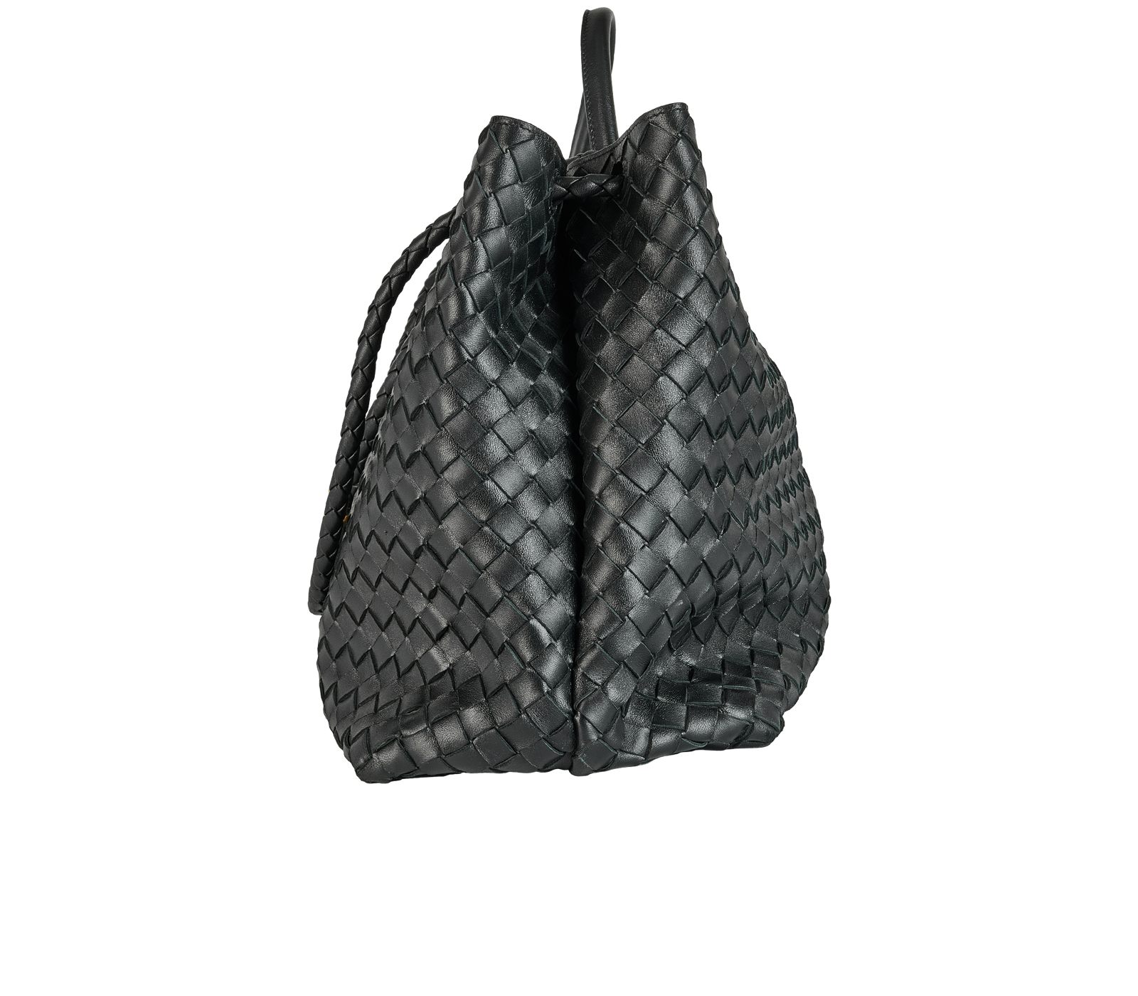 Large Andiamo Crossbody, &pound;4,100, Handbags, Black, Leather, Bottom view